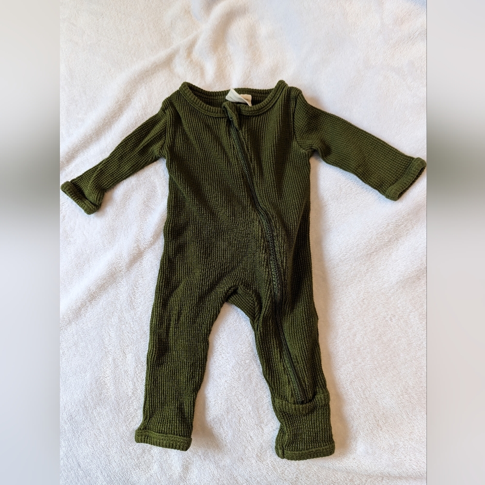 Spearmint love organic waffle sleeper 0-3 mo